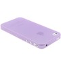 Schutzh�lle Case TPU f�r Handy iPhone 4 / 4s Transparent / Lila