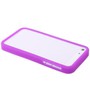 Schutzh�lle Silikon Bumper f�r Handy iPhone 5 / 5s Lila