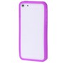Schutzh�lle Silikon Bumper f�r Handy iPhone 5 / 5s Lila