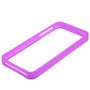 Schutzh�lle Silikon Bumper f�r Handy iPhone 5 / 5s Lila