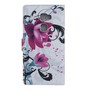 Handyh�lle Tasche f�r Handy Huawei Mate S Lotusblume