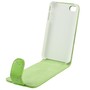 Handy Tasche Flip d�nn f�r Handy iPhone 4 4S Strass gr�n