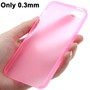 Schutzh�lle Case Ultra D�nn 0,3mm TPU Apple iPhone 5 / 5s Rosa Transparent