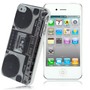 Schutzh�lle Hard Case H�lle f�r Handy iPhone 4 / 4s Retro Radio