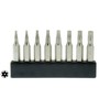 Mini Bit Sortiment Torx mit Innenloch 8-tlg.