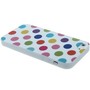 TPU Backcover H�lle gepunktet f�r Handy Apple iPhone 5 / 5s Wei� mit bunten Punkten