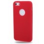 Schutzh�lle Silikon H�lle f�r Handy iPhone 5 / 5s Rot