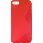 Schutzh�lle TPU H�lle f�r Handy Apple iPhone 5 / 5s Rot