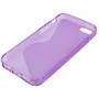 Schutzh�lle TPU H�lle f�r Handy Apple iPhone 5 / 5s Lila