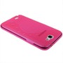 Schutzh�lle TPU f�r Handy Samsung Galaxy Note II / N7100 Rosa / Transparent