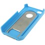 Schutzh�lle Hard Case Flaschen�ffner H�lle f�r Handy iPhone 4 / 4s Blau
