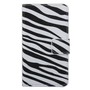 Handyh�lle Tasche f�r Handy Wiko Lenny 2 Zebra Streifen