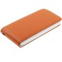 Handy Tasche Flip d�nn f�r Handy iPhone 5 / 5s Orange