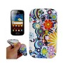 Schutzh�lle TPU Case f�r Handy Samsung Galaxy Ace 2 i8160 Blumen