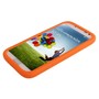 Silikonh�lle Gameboy f�r Handy Samsung Galaxy S4 GT-I9500 / GT-I9505 / LTE+ GT-I9506 / Value Edition GT-I9515 orange