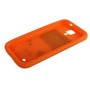 Silikonh�lle Gameboy f�r Handy Samsung Galaxy S4 GT-I9500 / GT-I9505 / LTE+ GT-I9506 / Value Edition GT-I9515 orange