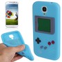 Silikon H�lle Gameboy f�r Handy Samsung Galaxy S4 GT-I9500 / GT-I9505 / LTE+ GT-I9506 / Value Edition GT-I9515 blau