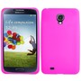 Schutzh�lle Silikon Case f�r Handy Samsung Galaxy S4 GT-I9500 / GT-I9505 / LTE+ GT-I9506 / Value Edition GT-I9515 pink