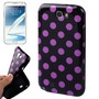 Schutzh�lle TPU Case f�r Handy Samsung Galaxy Note II N7100 Schwarz / Lila