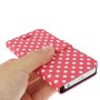 Schutzh�lle Case Handytasche (Flip Quer) f�r Case Handy Apple iPhone 5 / 5s Pink / Wei�