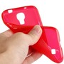 Schutzh�lle TPU Case f�r Handy Samsung Galaxy S4 GT-I9500 / GT-I9505 / LTE+ GT-I9506 / Value Edition GT-I9515 Rot