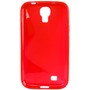 Schutzh�lle TPU Case f�r Handy Samsung Galaxy S4 GT-I9500 / GT-I9505 / LTE+ GT-I9506 / Value Edition GT-I9515 Rot