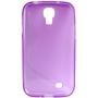 Schutzh�lle TPU Case f�r Handy Samsung Galaxy S4 GT-I9500 / GT-I9505 / LTE+ GT-I9506 / Value Edition GT-I9515 Transparent Violett