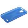 Schutzh�lle TPU Case f�r Handy Samsung Galaxy S4 GT-I9500 / GT-I9505 / LTE+ GT-I9506 / Value Edition GT-I9515 Blau