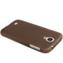 Schutzh�lle TPU Case f�r Handy Samsung Galaxy S4 GT-I9500 / GT-I9505 / LTE+ GT-I9506 / Value Edition GT-I9515 Transparent Dunkel Grau