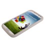 Silikon H�lle Gameboy f�r Case Handy Samsung Galaxy S4 GT-I9500 / GT-I9505 / LTE+ GT-I9506 / Value Edition GT-I9515 grau