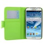 Schutzh�lle Case (Flip Quer) f�r Case Handy Samsung Galaxy s4 i9500 gr�n