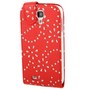Schutzh�lle Case f�r Handy Samsung Galaxy s4 i9500 Strass Rot