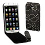 Schutzh�lle Case f�r Case Handy Samsung Galaxy s4 i9500 Strass Schwarz