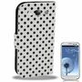 Schutzh�lle Tasche Flip slim f�r Handy Samsung Galaxy S3 i9300 / i9305 / S3 NEO i9301 Wei�