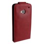 Schutzh�lle Flip Tasche f�r Handy HTC One M7 Dunkelrot