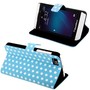 Schutzh�lle Flip H�lle d�nn f�r Handy BlackBerry Z10 Hellblau / Wei�