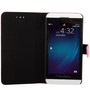 Schutzh�lle Flip H�lle d�nn f�r Handy BlackBerry Z10 Rosa / Wei�