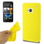 Schutzh�lle Silikon Case f�r Handy HTC One M7 Gelb