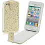 Schutzh�lle Handy Case f�r Handy Apple iPhone 4 / 4s Strass beige