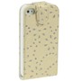 Schutzh�lle Handy Case f�r Handy Apple iPhone 4 / 4s Strass beige