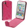 Schutzh�lle Handy Case f�r Handy Apple iPhone 4 / 4s Strass pink