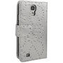 Schutzh�lle Case (Flip Quer) f�r Samsung Galaxy s4 i9500 silber