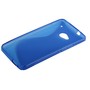 Schutzh�lle Motiv Case Handyh�lle Case f�r HTC One M7 Transparent / Blau