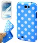 Schutzh�lle TPU Case f�r Handy Samsung Galaxy Note II N7100 Blau