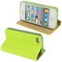 Schutzh�lle Handytasche (Flip Quer) f�r Handy Apple iPhone 4 / 4s Neongelb