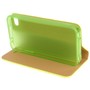 Schutzh�lle Handytasche (Flip Quer) f�r Handy Apple iPhone 4 / 4s Neongelb