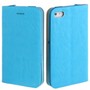 Schutzh�lle Handytasche (Flip Quer) f�r Handy Apple iPhone 4 / 4s Neonblau