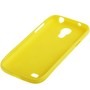 Schutzh�lle Punkte TPU Case f�r Handy Samsung Galaxy S4 mini i9190 gelb/weiss