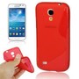 Schutzh�lle S - Curve TPU Case f�r Handy Samsung Galaxy S4 mini i9190 Rot