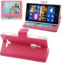 Schutzh�lle Case (Flip Quer) f�r Handy Nokia Lumia 925 Pink